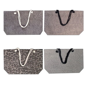 Karışık Desenli Fermuarlı Plaj Çantası #3